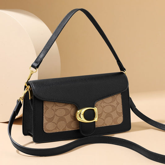 The "Monogram Buckle" Shoulder Bag