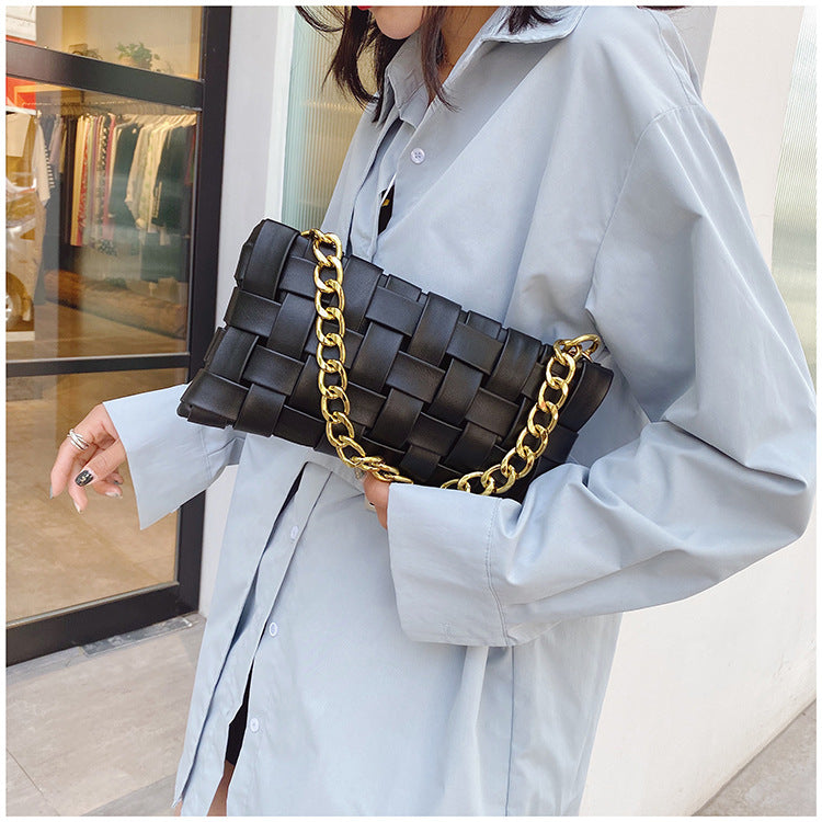 The Woven Luxe Chain Bag