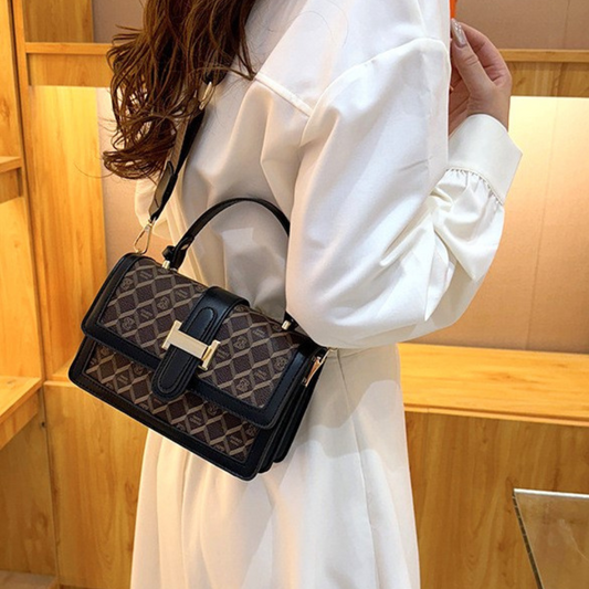 Luxe Grid Satchel