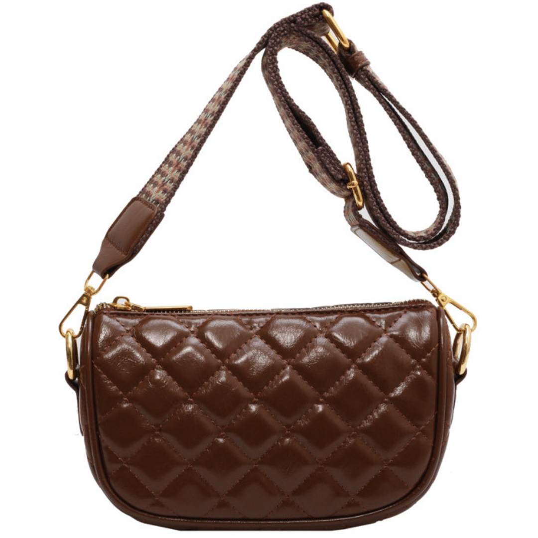 The Cognac Quilted Traveler