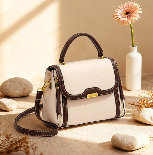 The "Sleek Riviera" Top-Handle Satchel