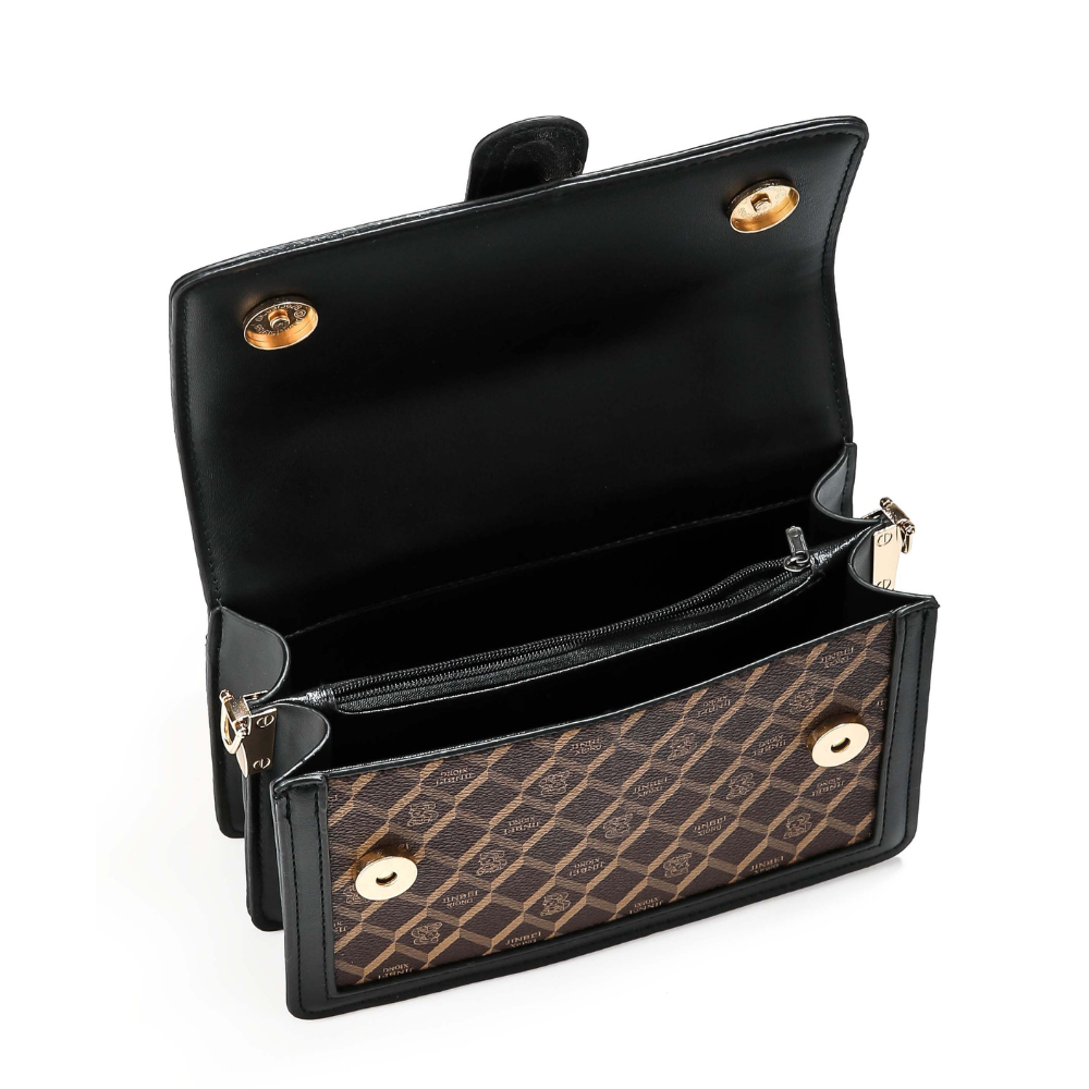 Luxe Grid Satchel