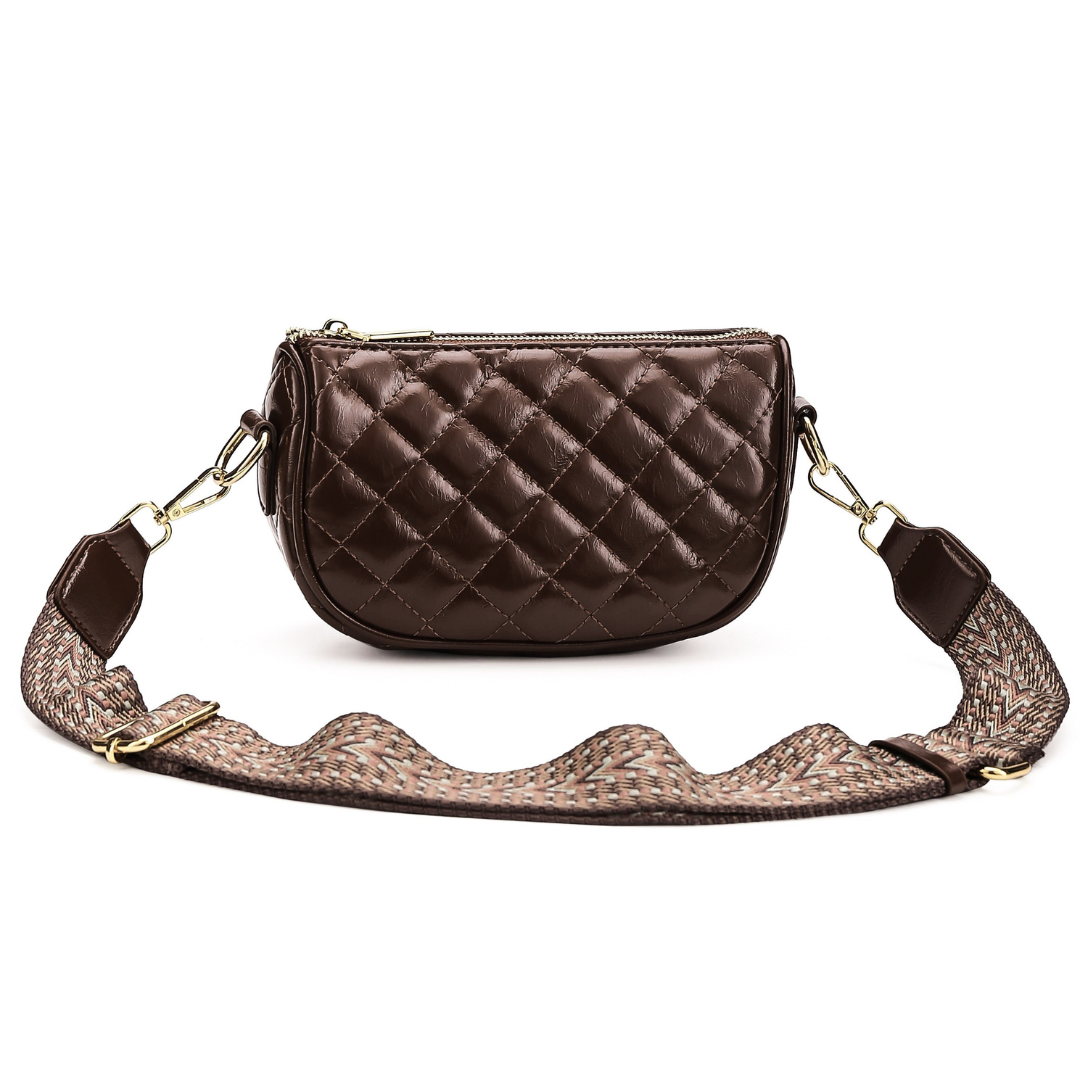 The Cognac Quilted Traveler