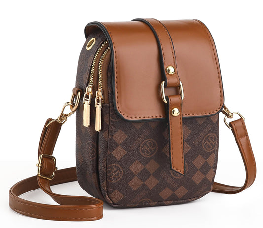 Grid Luxe Crossbody