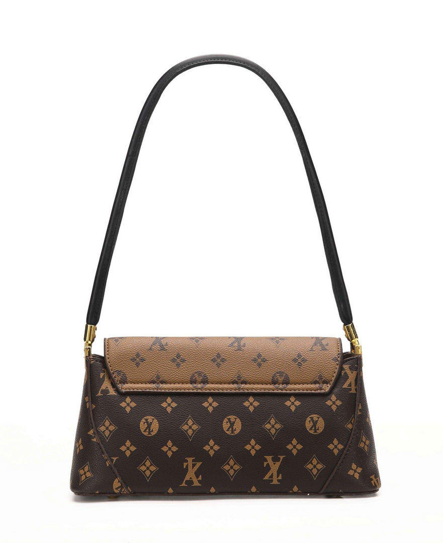 Monogram Shoulder Bag – Coffee Brown Edition