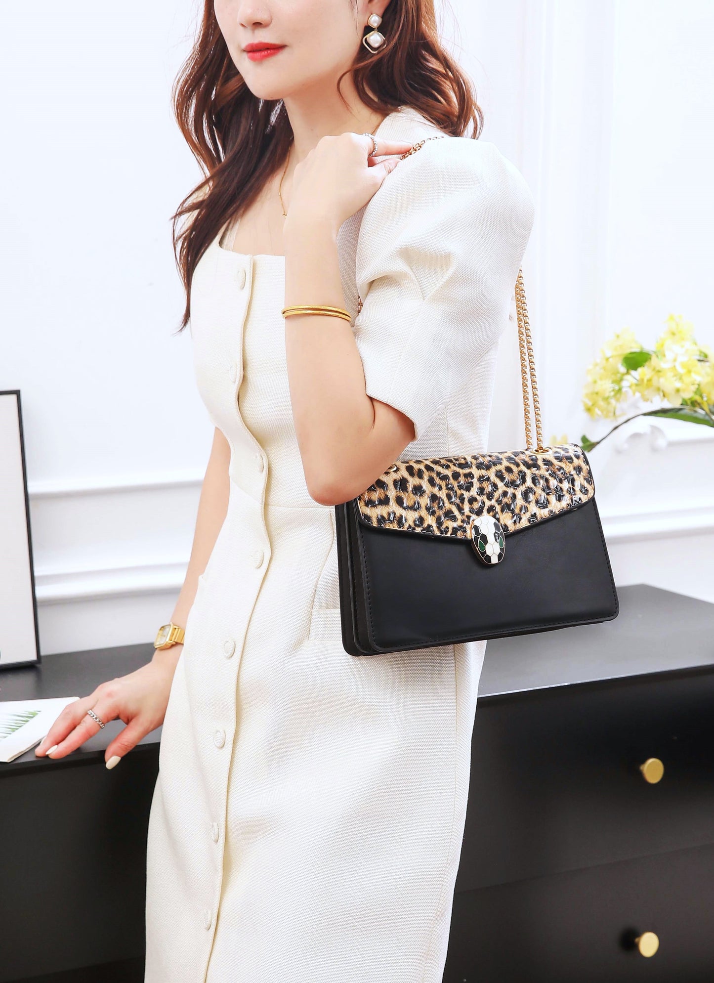 The "Serpentine Glam" Bag