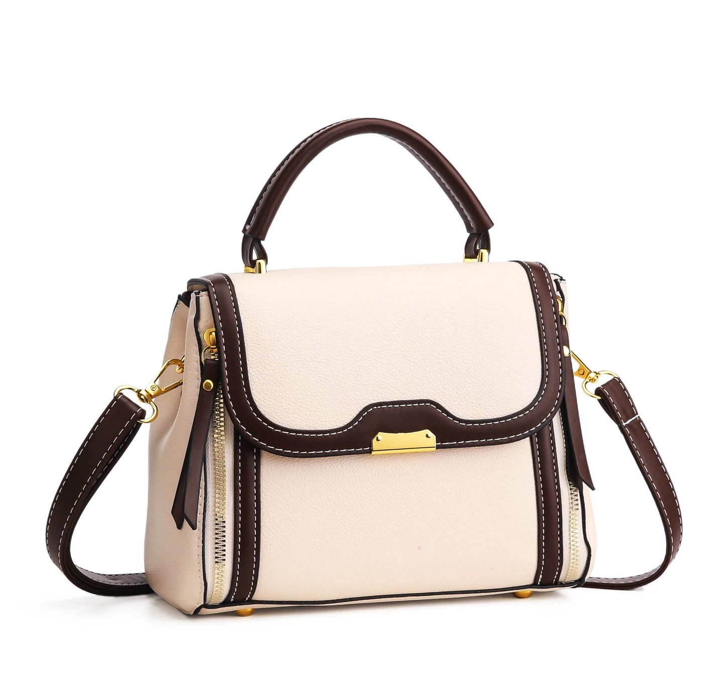 The "Sleek Riviera" Top-Handle Satchel