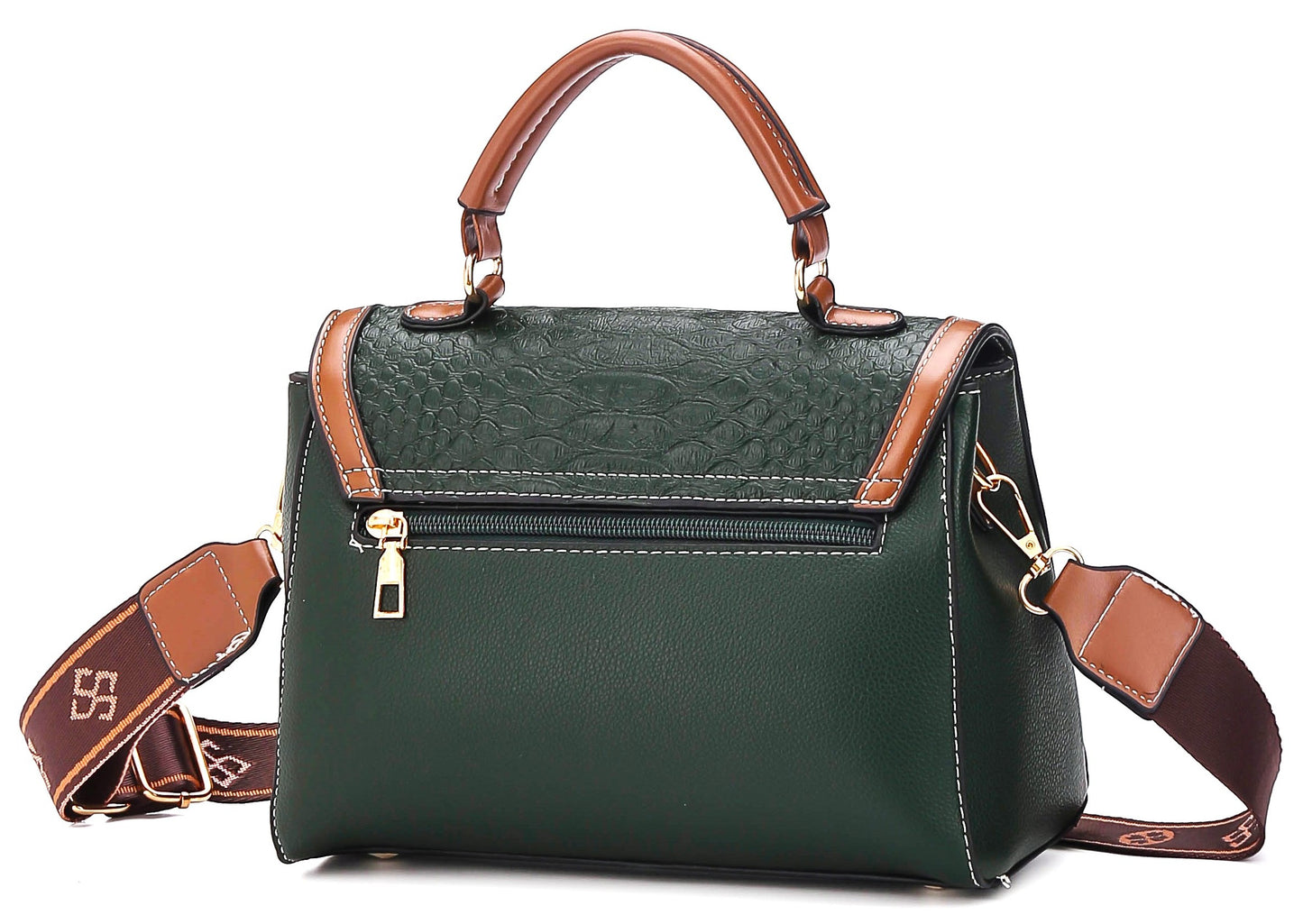 Croc-Embossed Vibe Bag