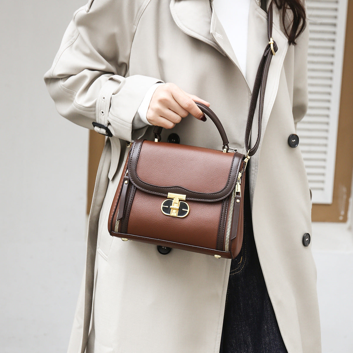 The Two-Tone Top Handle