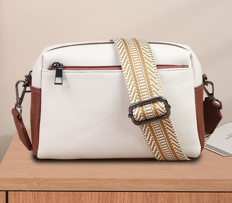The “Ivory Nomad” Crossbody Bag (Boho Strap Edition)