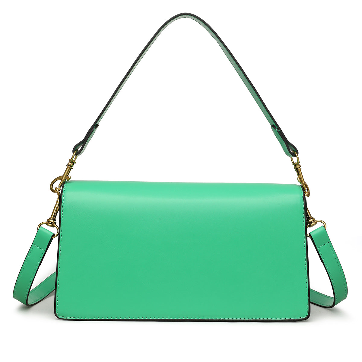 The "Emerald C-Clasp" Shoulder Bag (Mint Green)