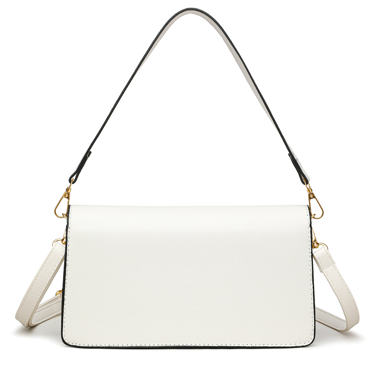 The "Chic Contraste" Shoulder Bag (White)