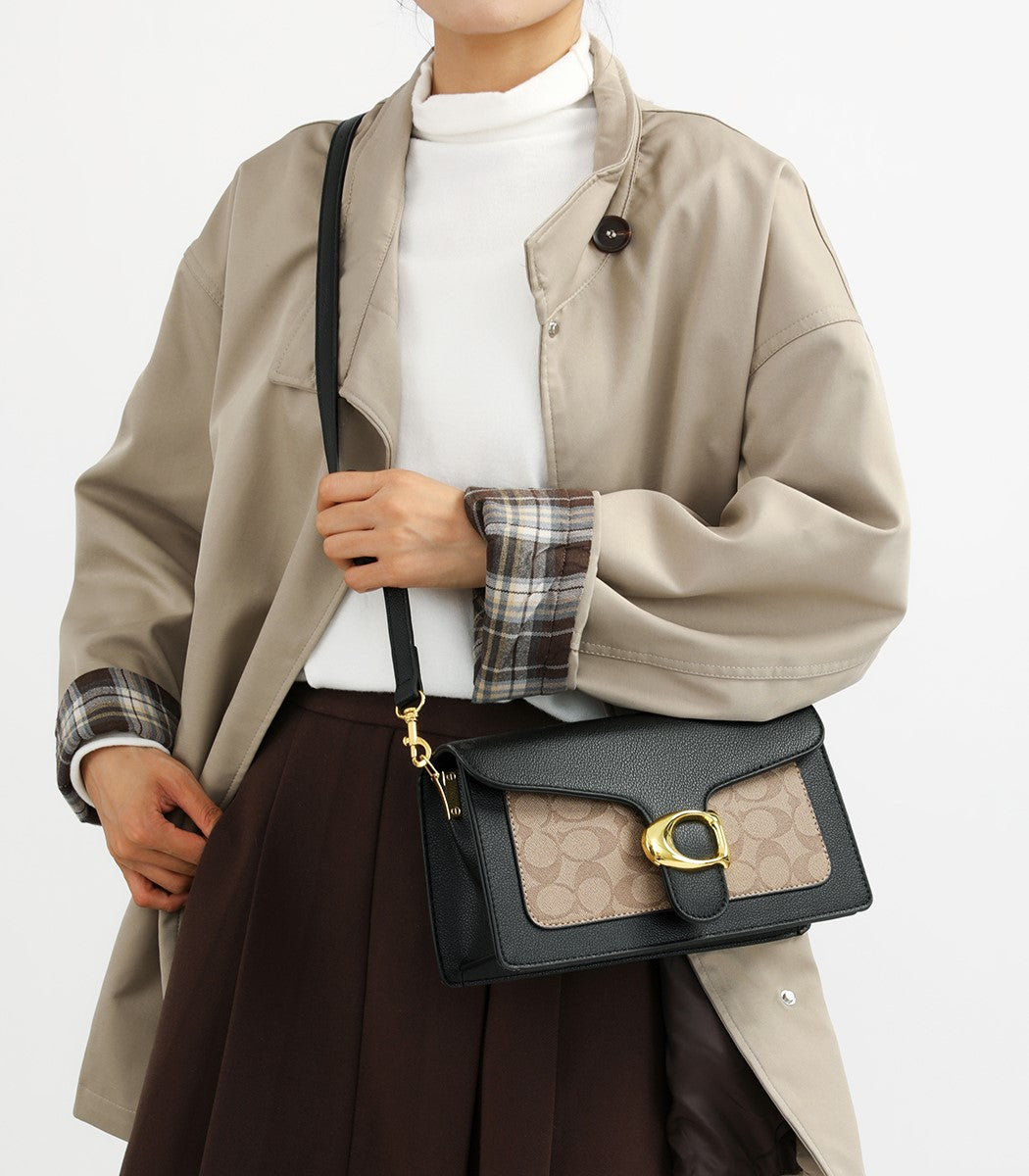 The "Monogram Buckle" Shoulder Bag