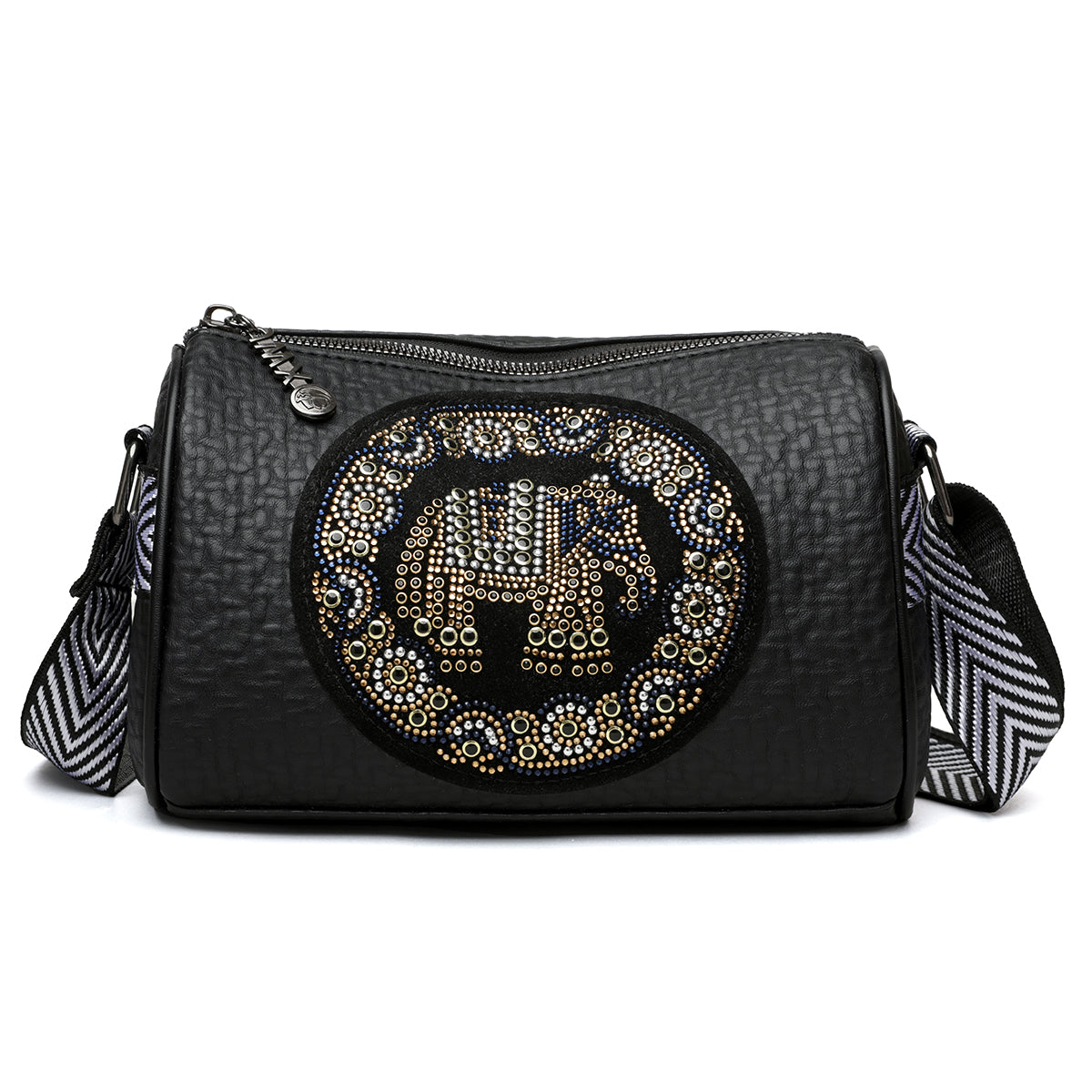 The "Artisan Elephant" Barrel Crossbody