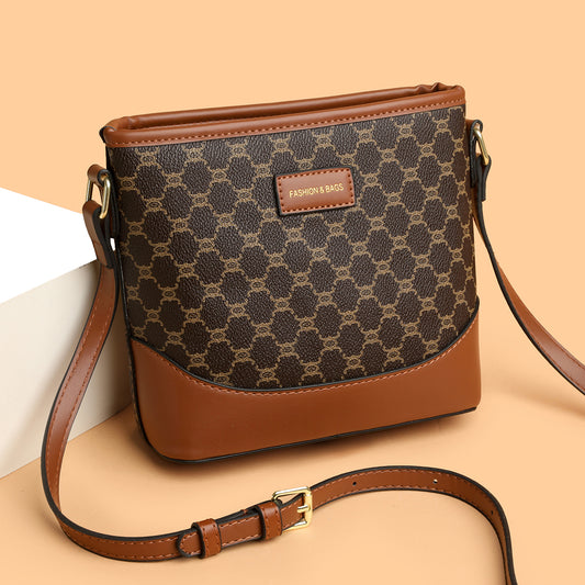 The "Geo Monogram" Bucket Crossbody