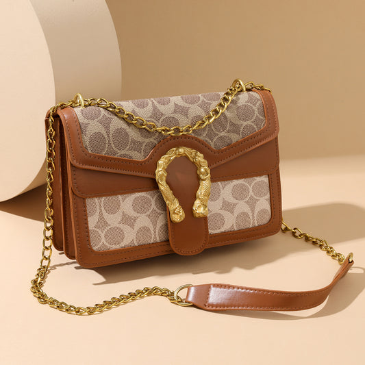 The "Equestrian Chain" Monogram Shoulder Bag