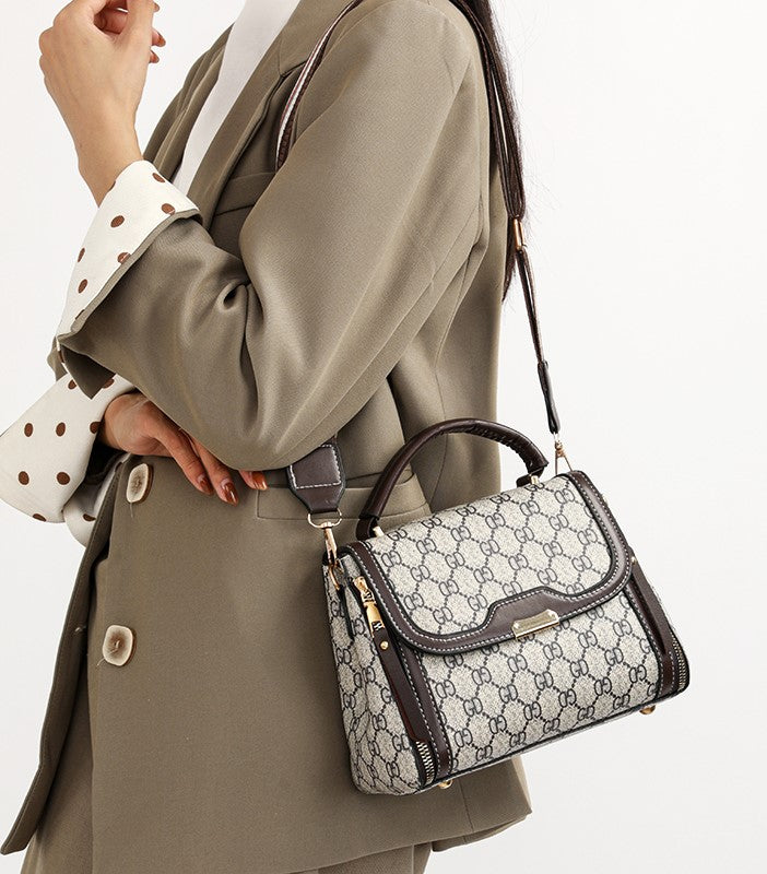 The "Heritage Webbing" Top-Handle Satchel