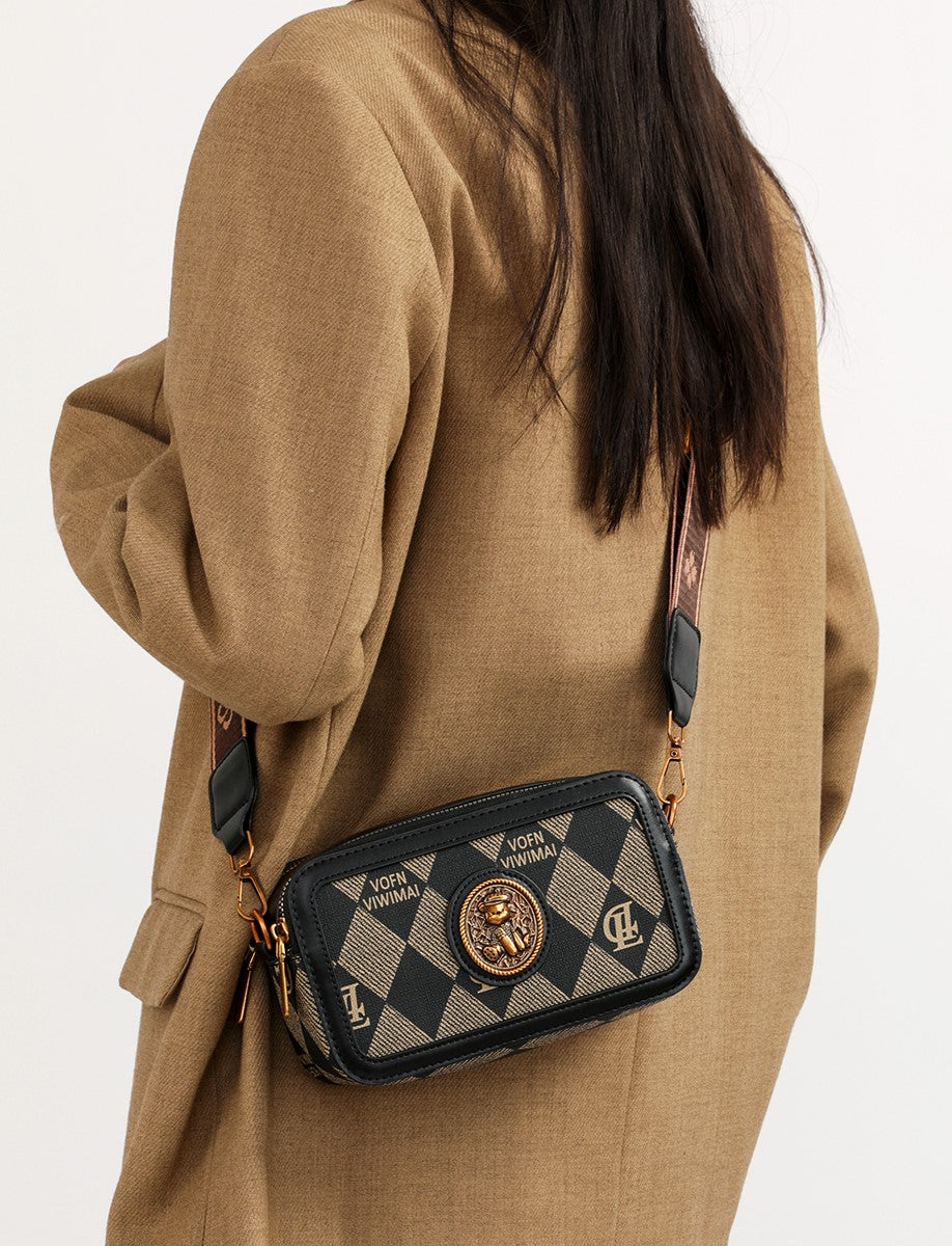 The "Checkerboard Regal" Crossbody
