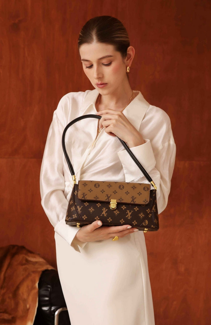 Monogram Shoulder Bag – Coffee Brown Edition