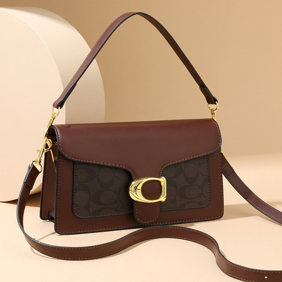 The "Chic Color-Block" Satchel