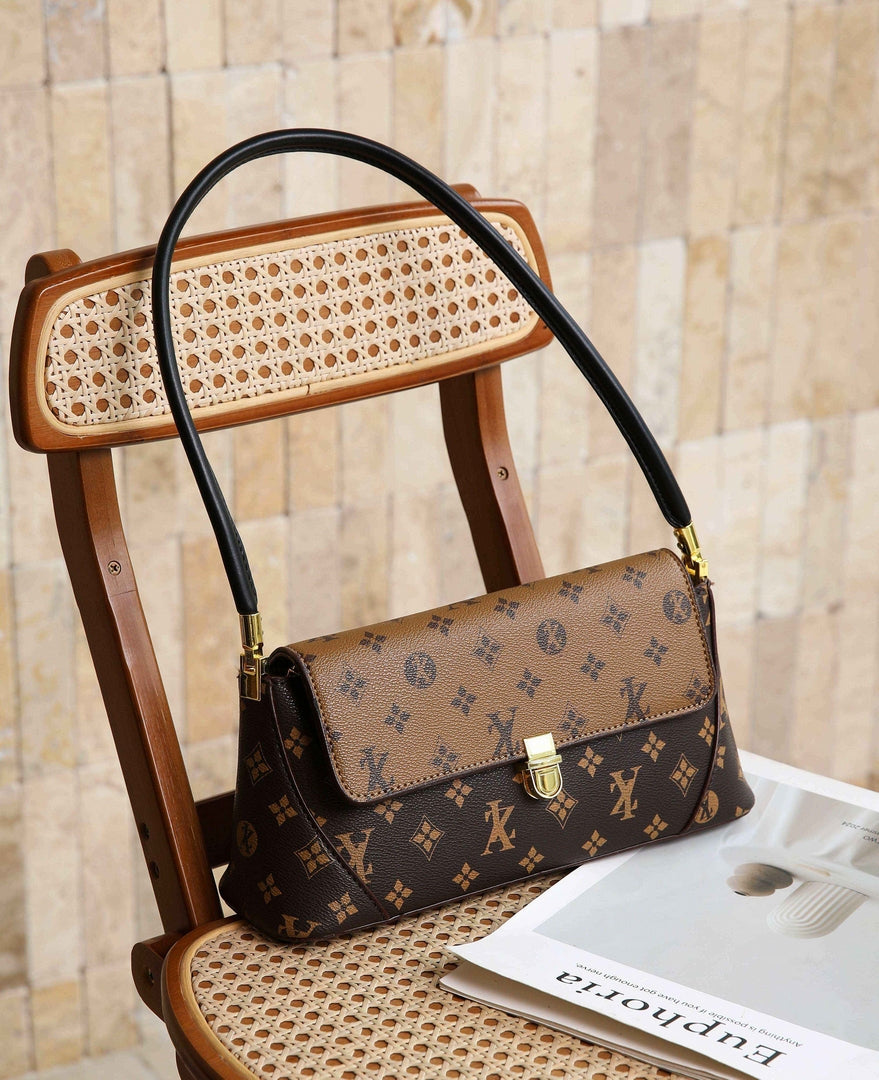 Monogram Shoulder Bag – Coffee Brown Edition
