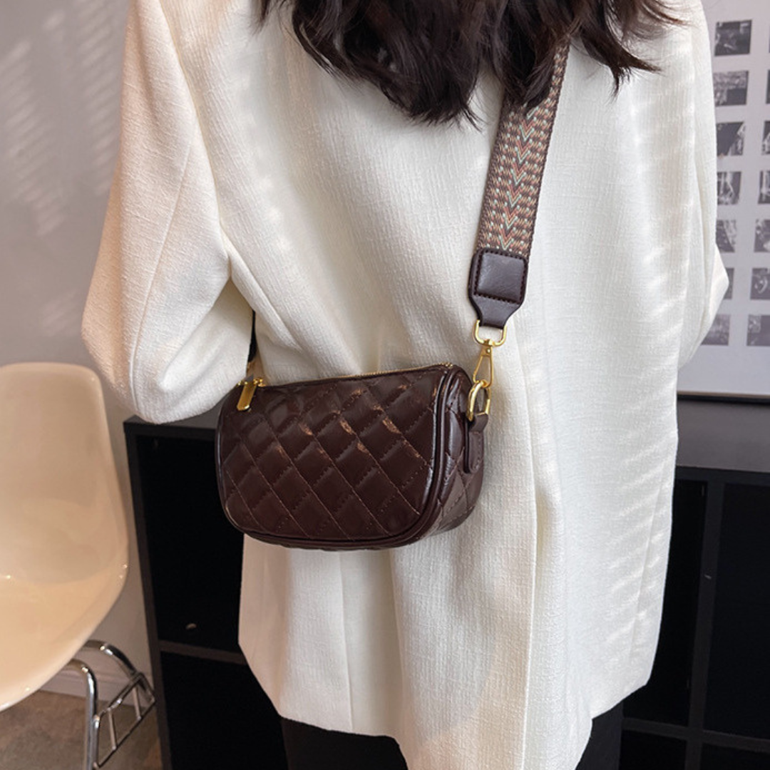 The Cognac Quilted Traveler