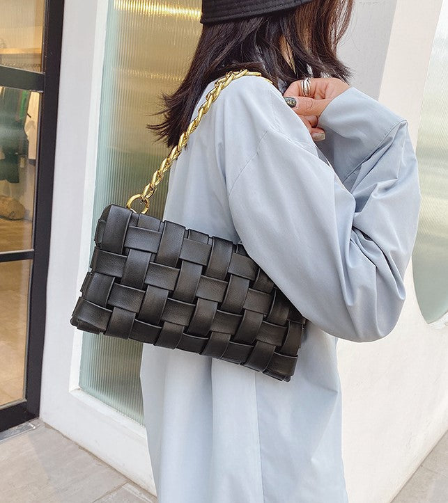 The Woven Luxe Chain Bag
