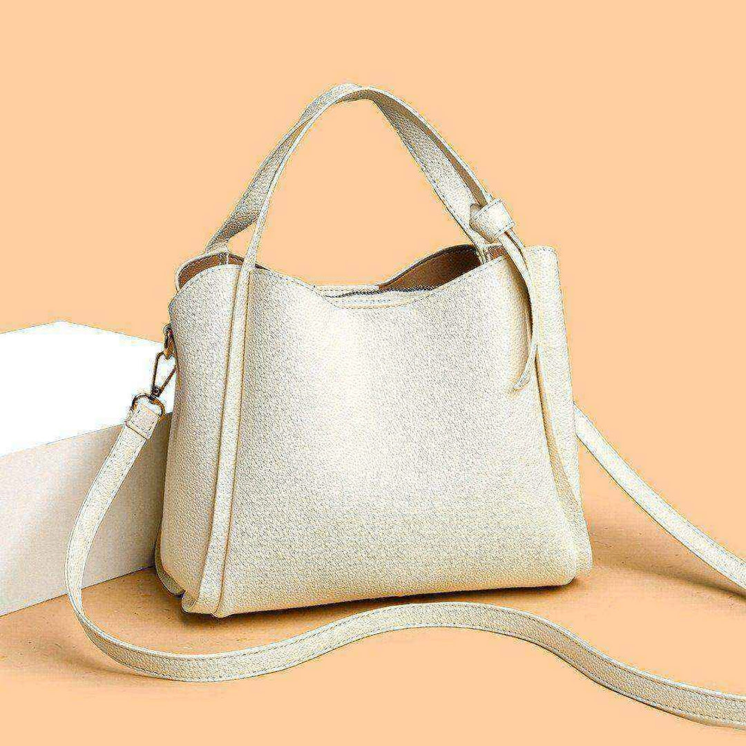 Classic Hobo Shoulder Bag – Ivory Edition