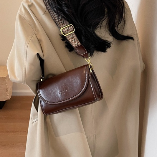 Cocoa Chevron Crossbody