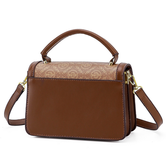 Monogram Mocha Satchel