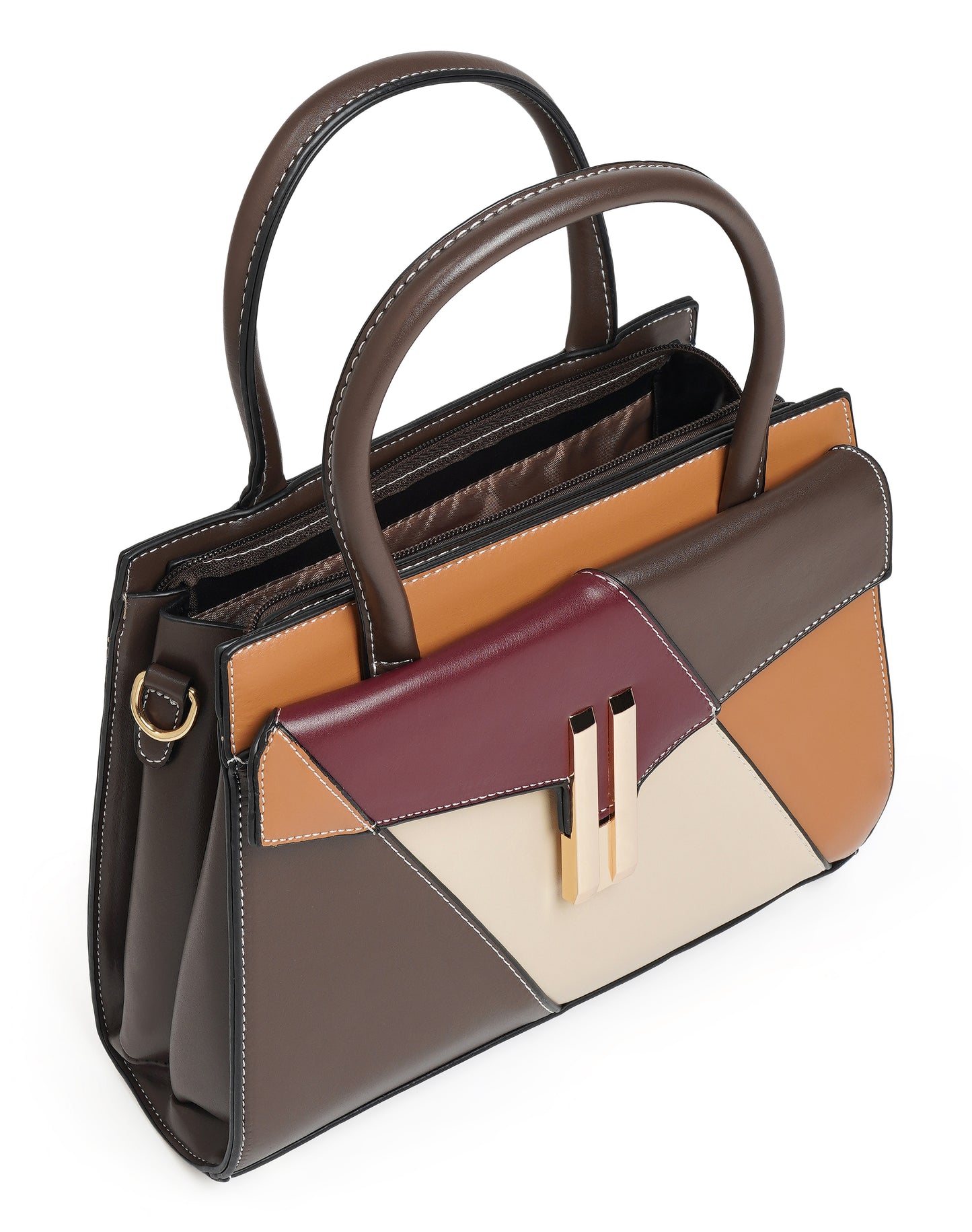 The "Autumnal Geo" Satchel