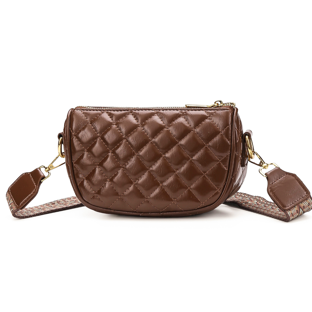 The Cognac Quilted Traveler