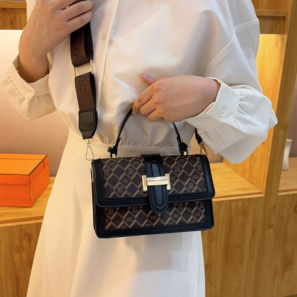 Luxe Grid Satchel