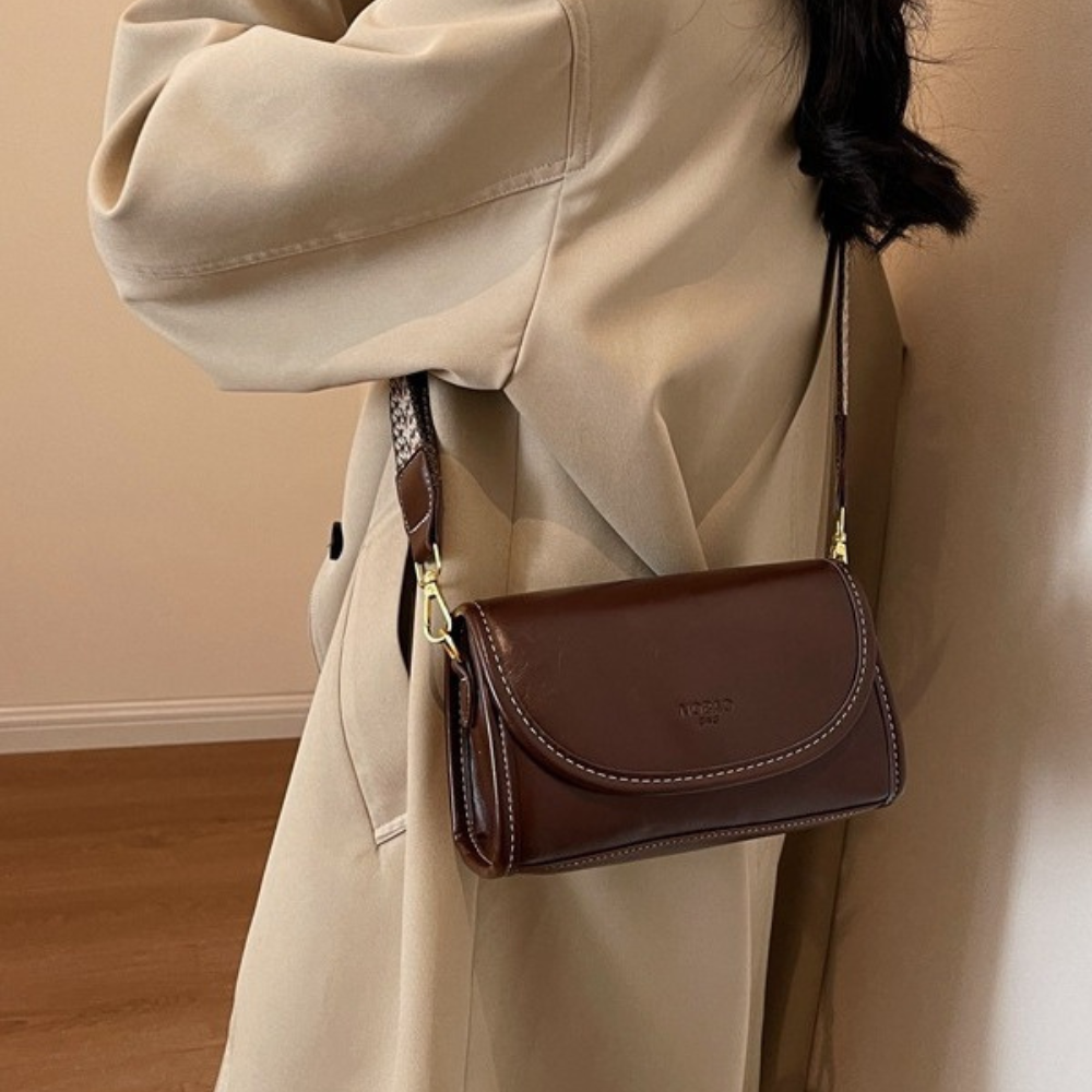 Cocoa Chevron Crossbody