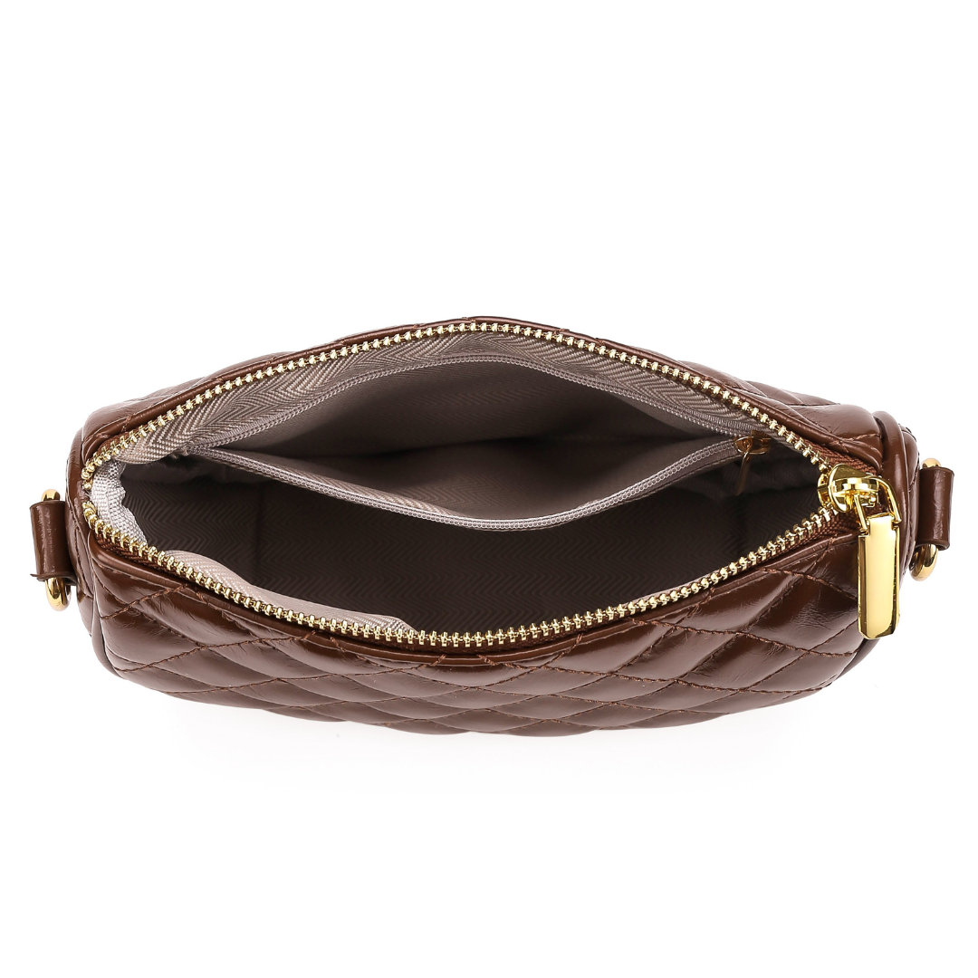 The Cognac Quilted Traveler