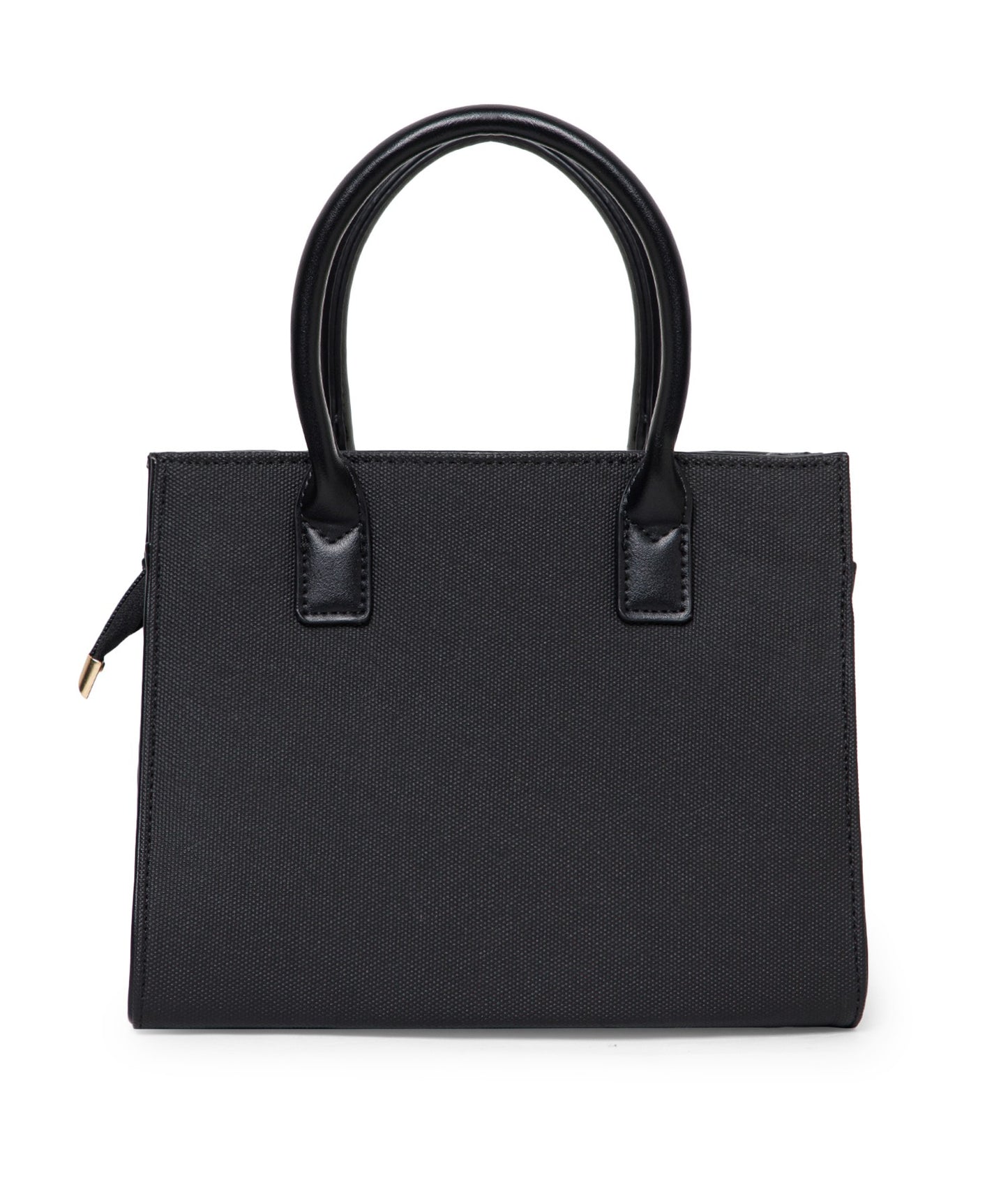 Classic Top Handle Structured Bag – Black Edition