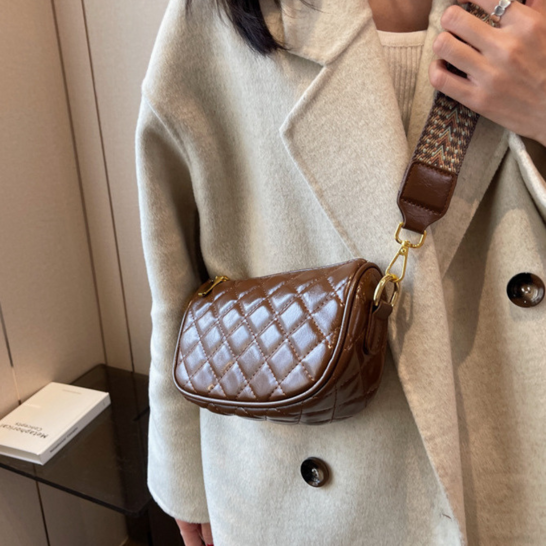 The Cognac Quilted Traveler