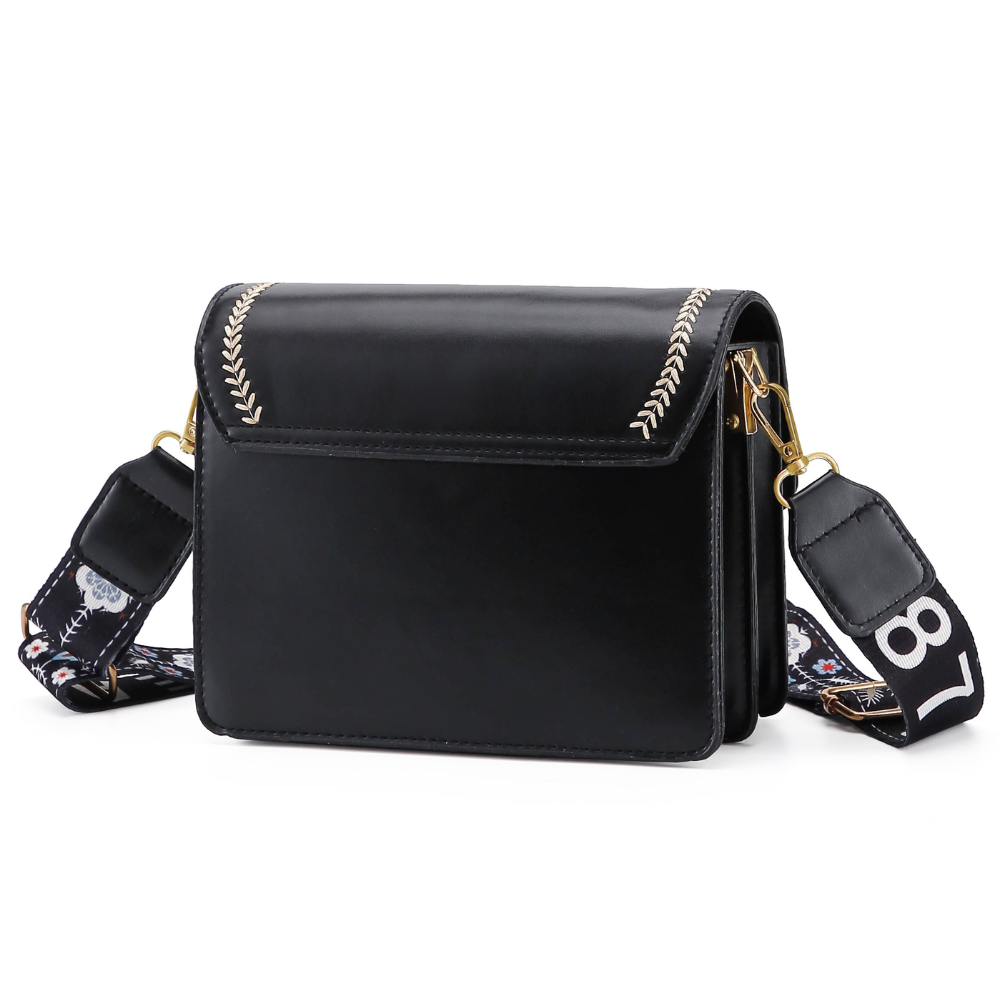 Bohemian Edge Embroidered Crossbody Bag