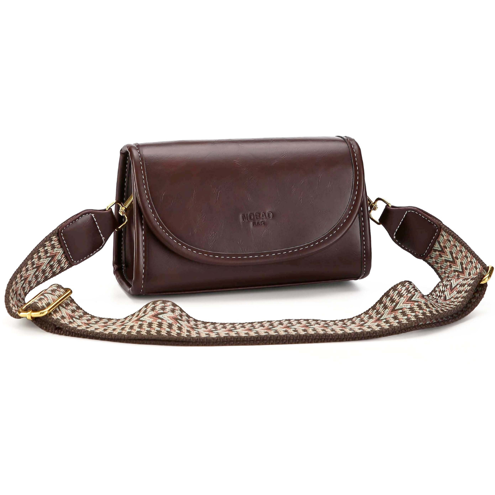 Cocoa Chevron Crossbody