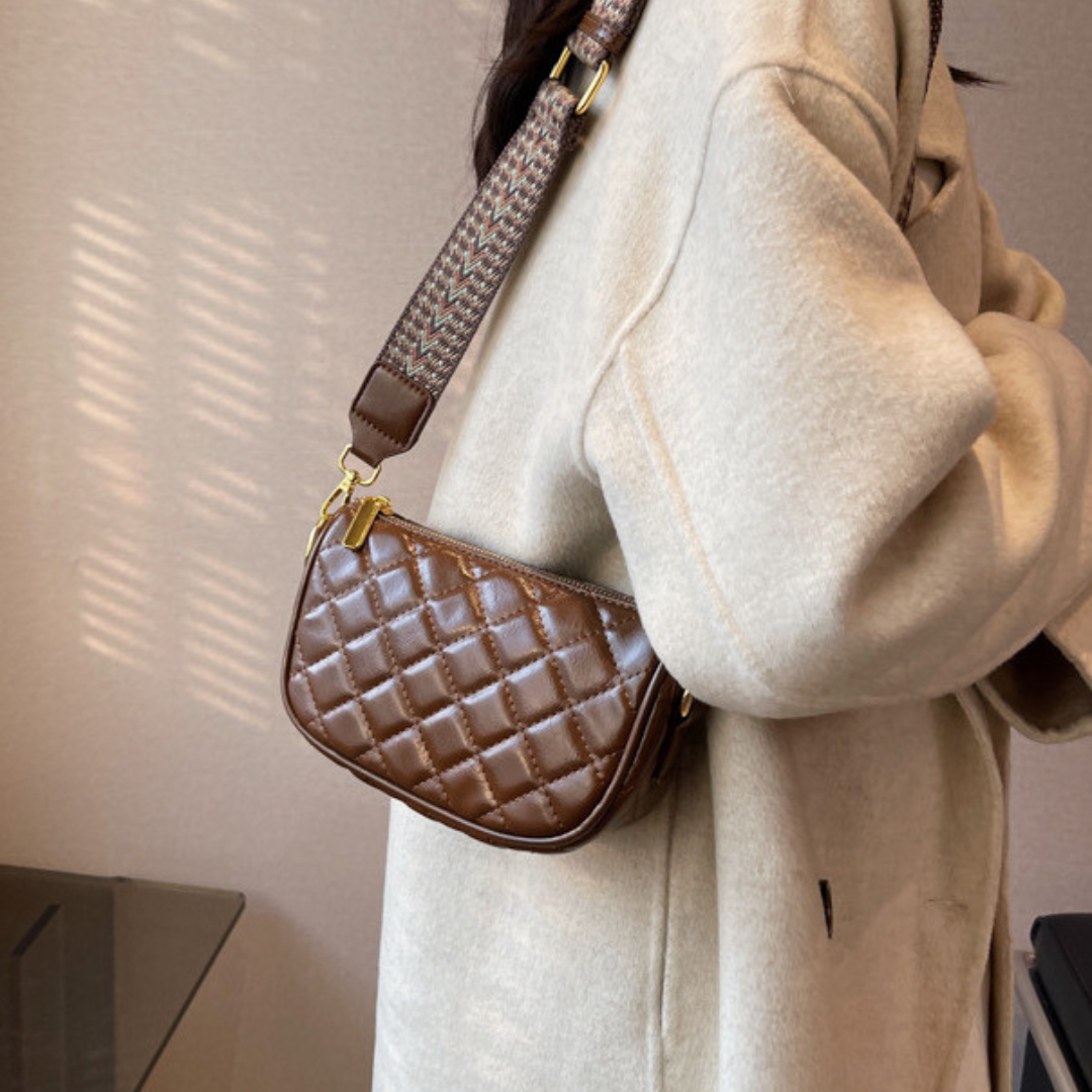 The Cognac Quilted Traveler