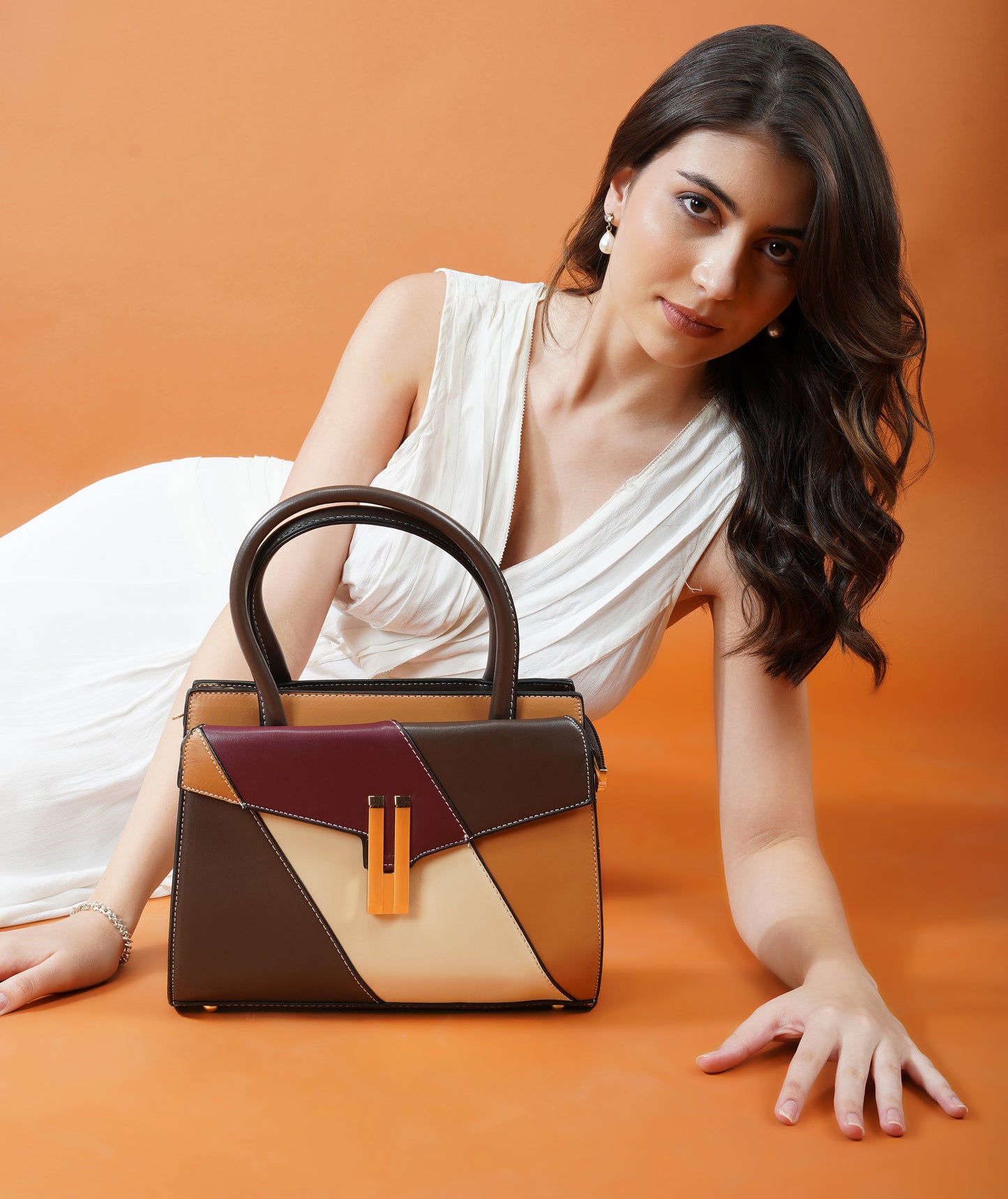 The "Autumnal Geo" Satchel