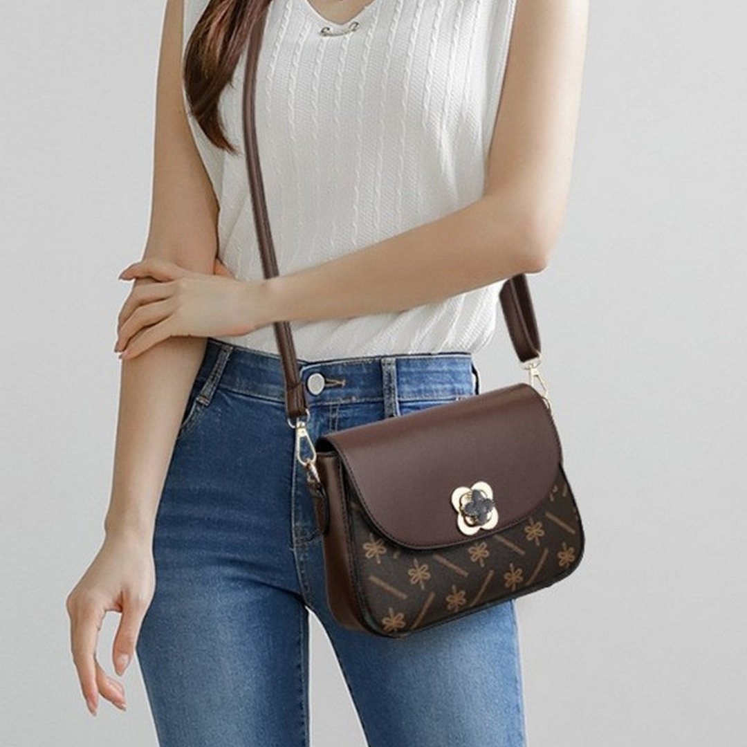 Mocha Bloom Crossbody