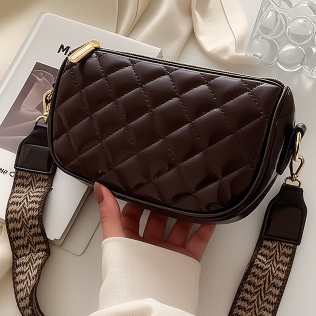 The Cognac Quilted Traveler