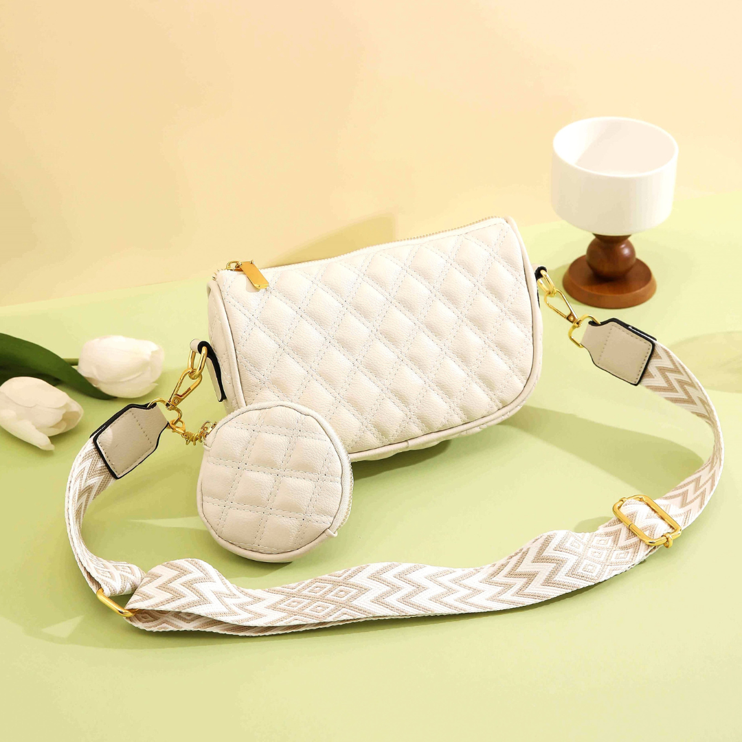 The Ivory Quilted Duo