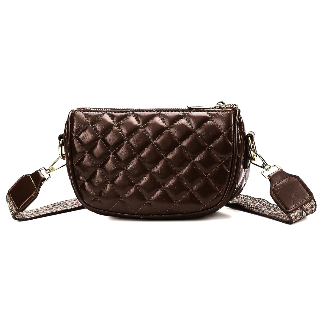The Cognac Quilted Traveler
