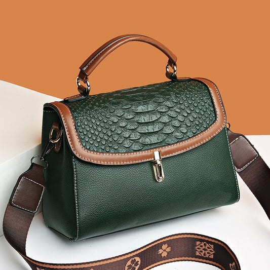Croc-Embossed Vibe Bag