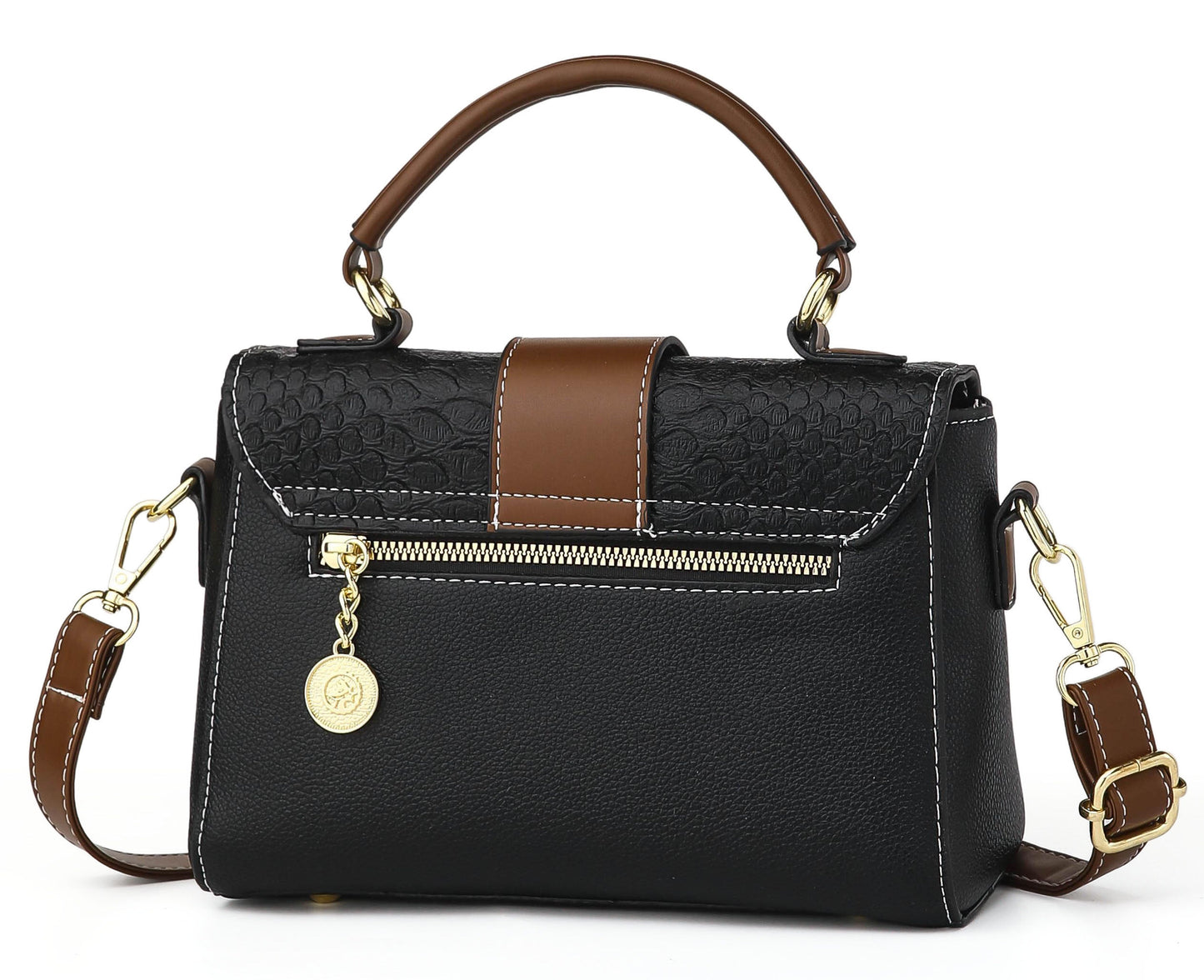 Grid Luxe Crossbody