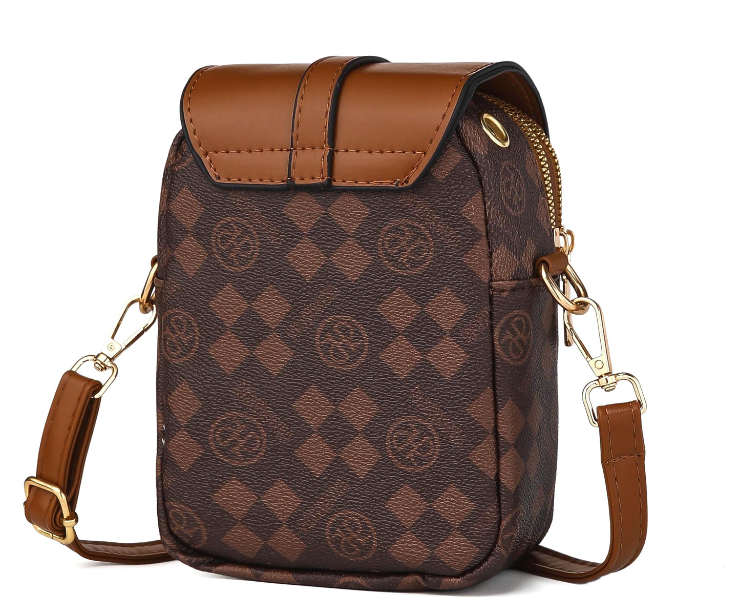 Grid Luxe Crossbody