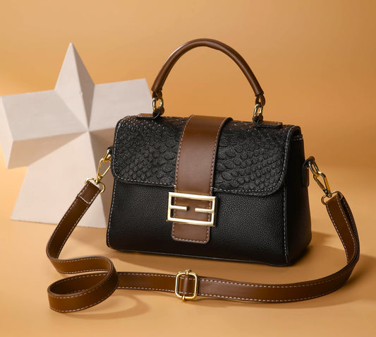 Grid Luxe Crossbody