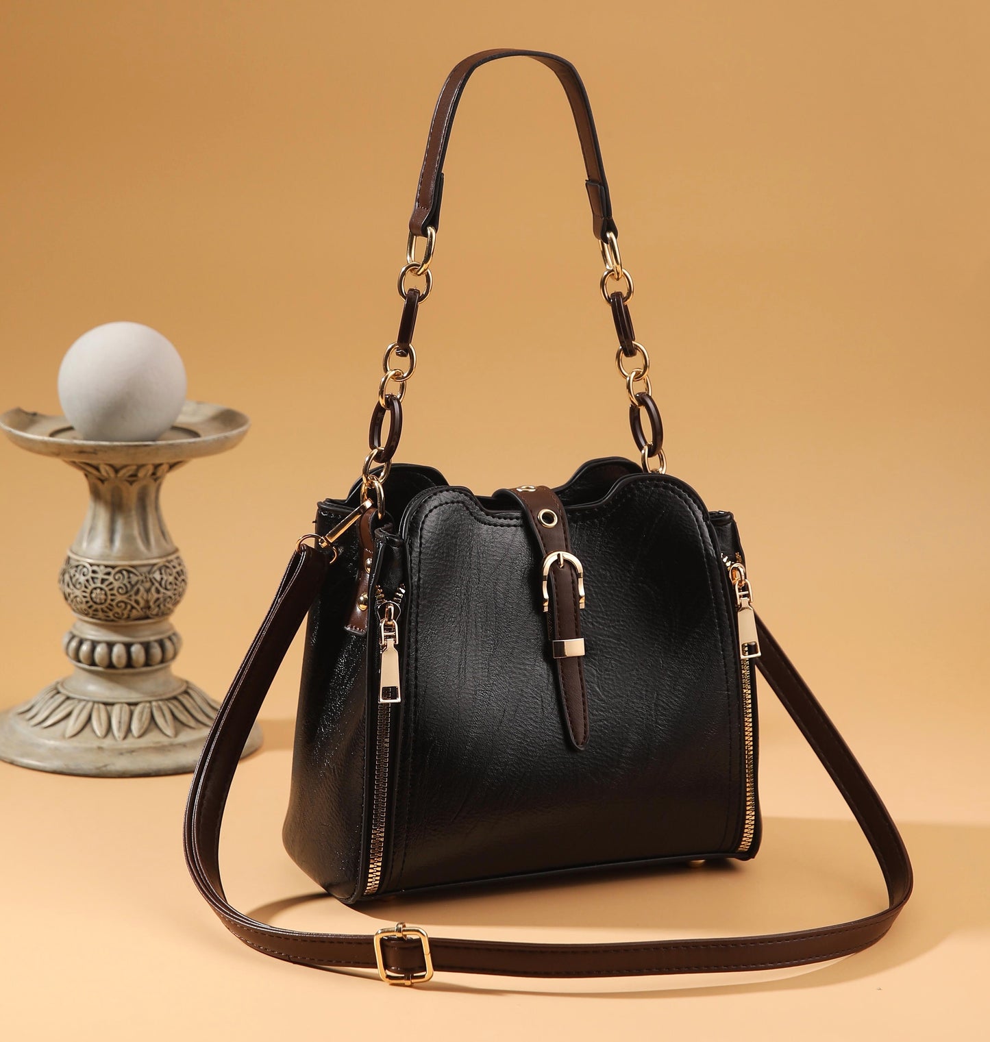 Zipper Vibe Satchel